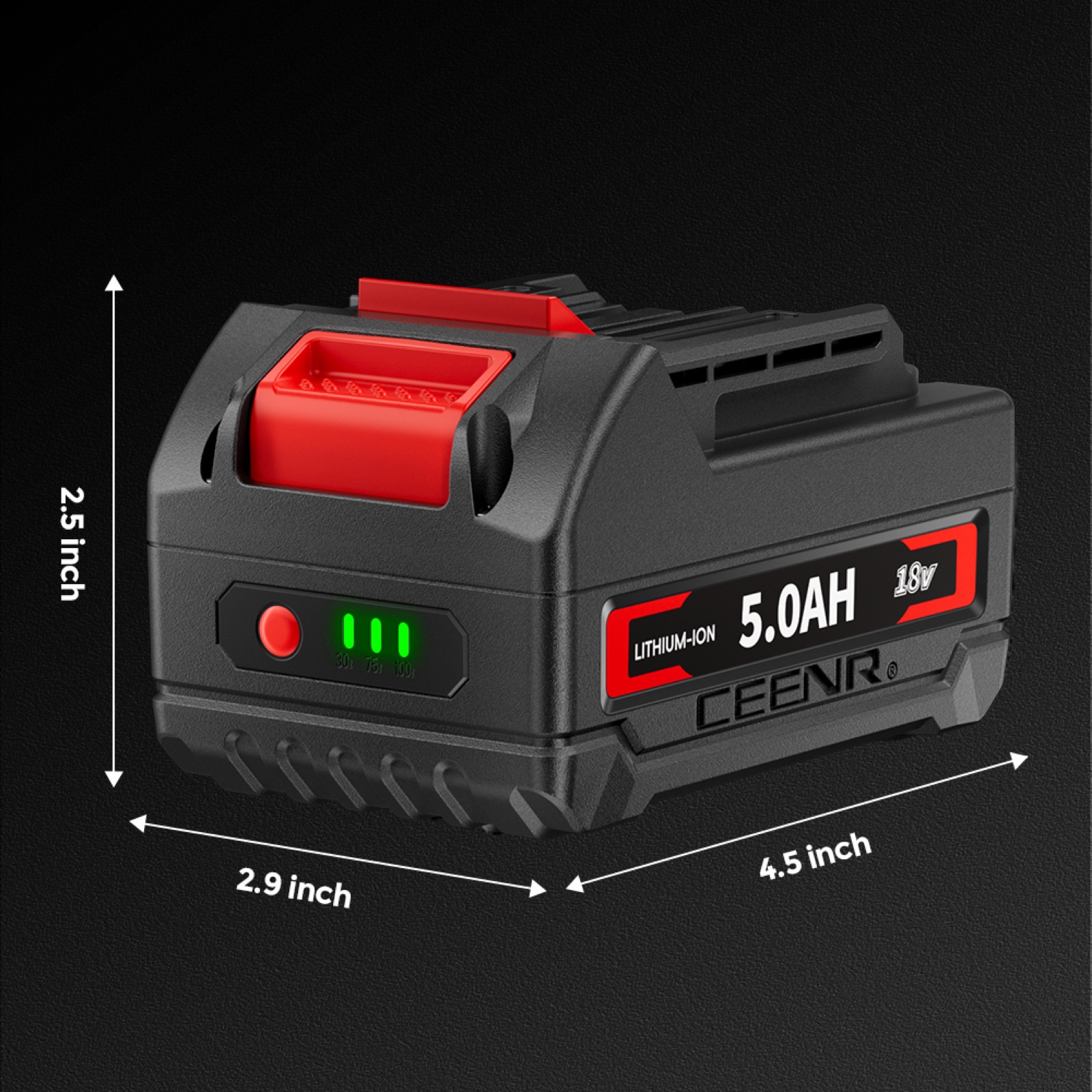 CEENR 5.0Ah Battery for Makita 18V | Replacement Model BL1860B in real-world use