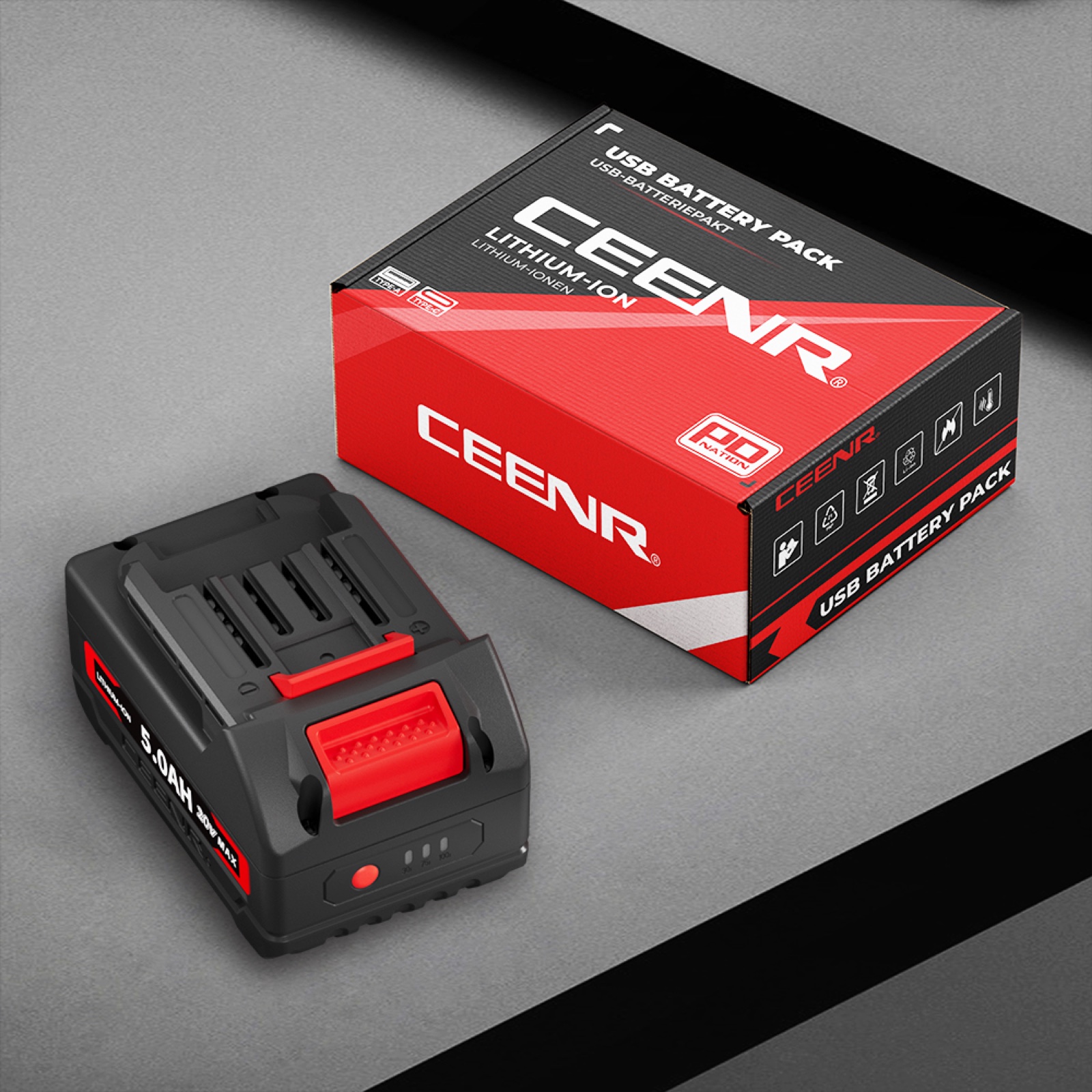 CEENR 5.0Ah Battery for Makita 18V | Replacement Model BL1860B in real-world use