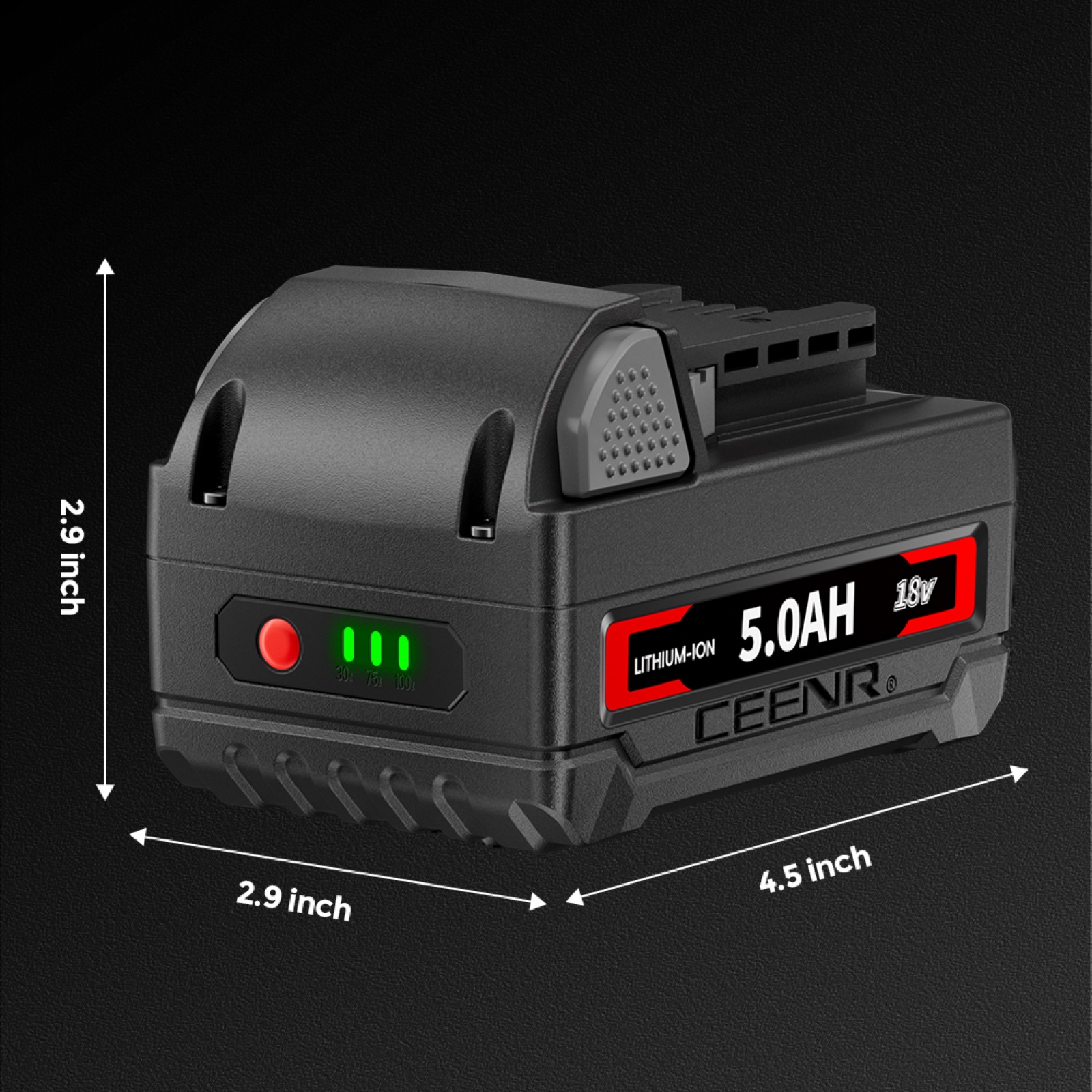 CEENR 5.0Ah Battery for Milwaukee 18V | Replacement Model M 18 in real-world use