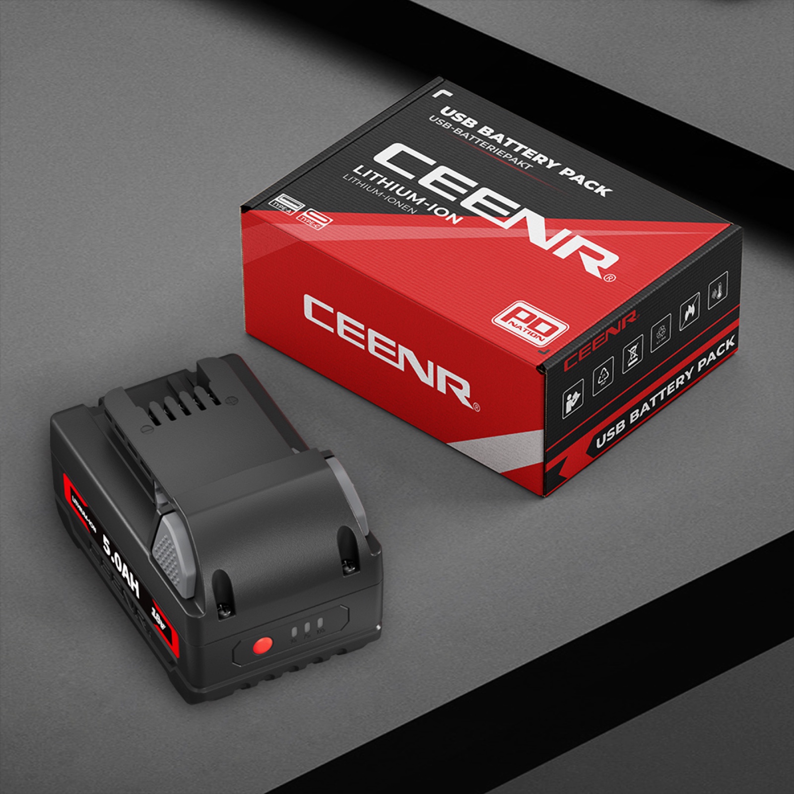 CEENR 5.0Ah Battery for Milwaukee 18V | Replacement Model M 18 in real-world use