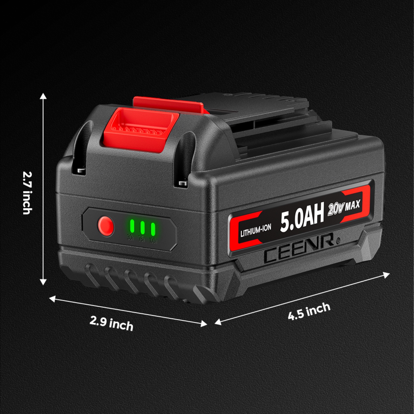 CEENR 5.0Ah Battery for Black and Decker 18V(20V Max) | Replacement Model LBXR20 in real-world use
