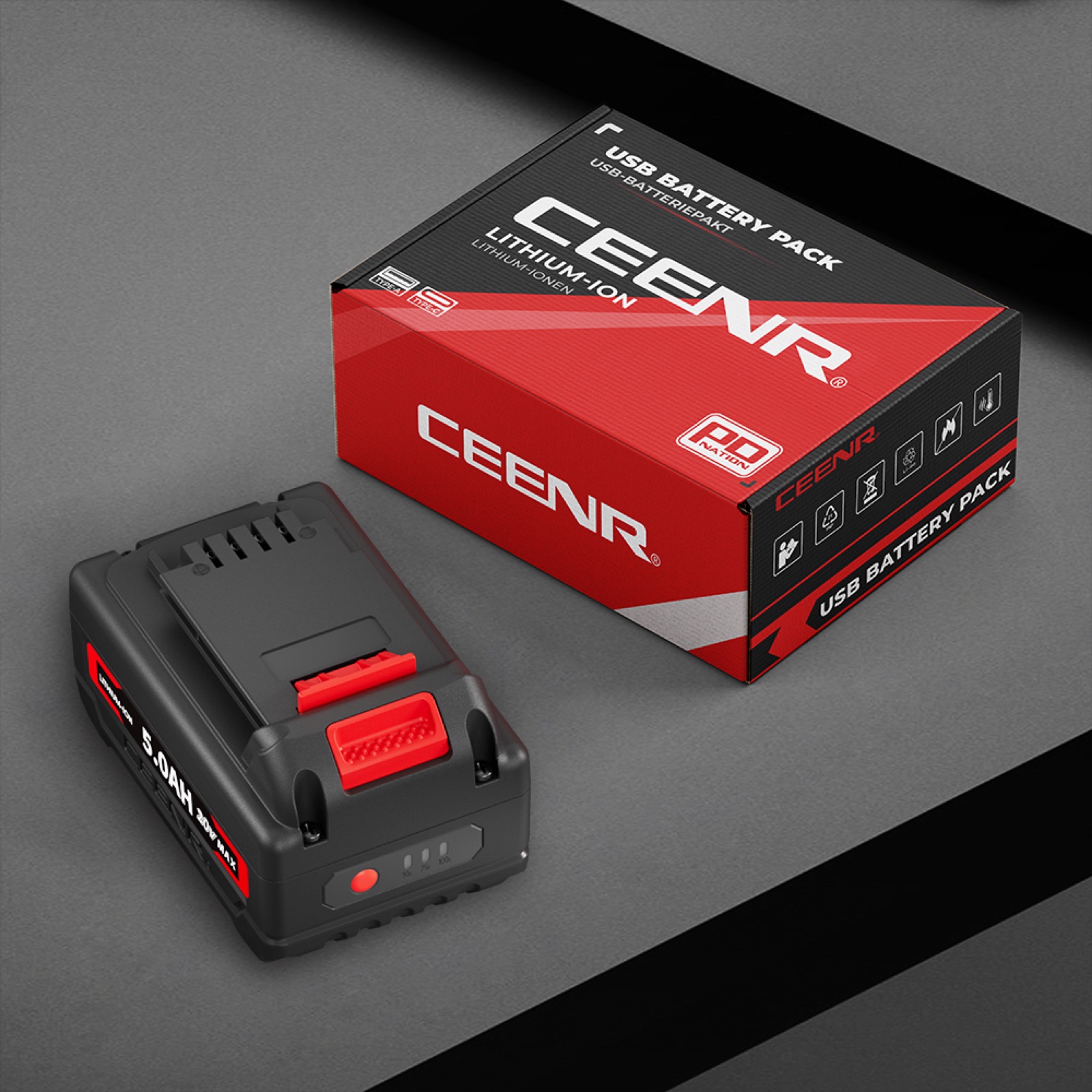 CEENR 5.0Ah Battery for Black and Decker 18V(20V Max) | Replacement Model LBXR20 in real-world use