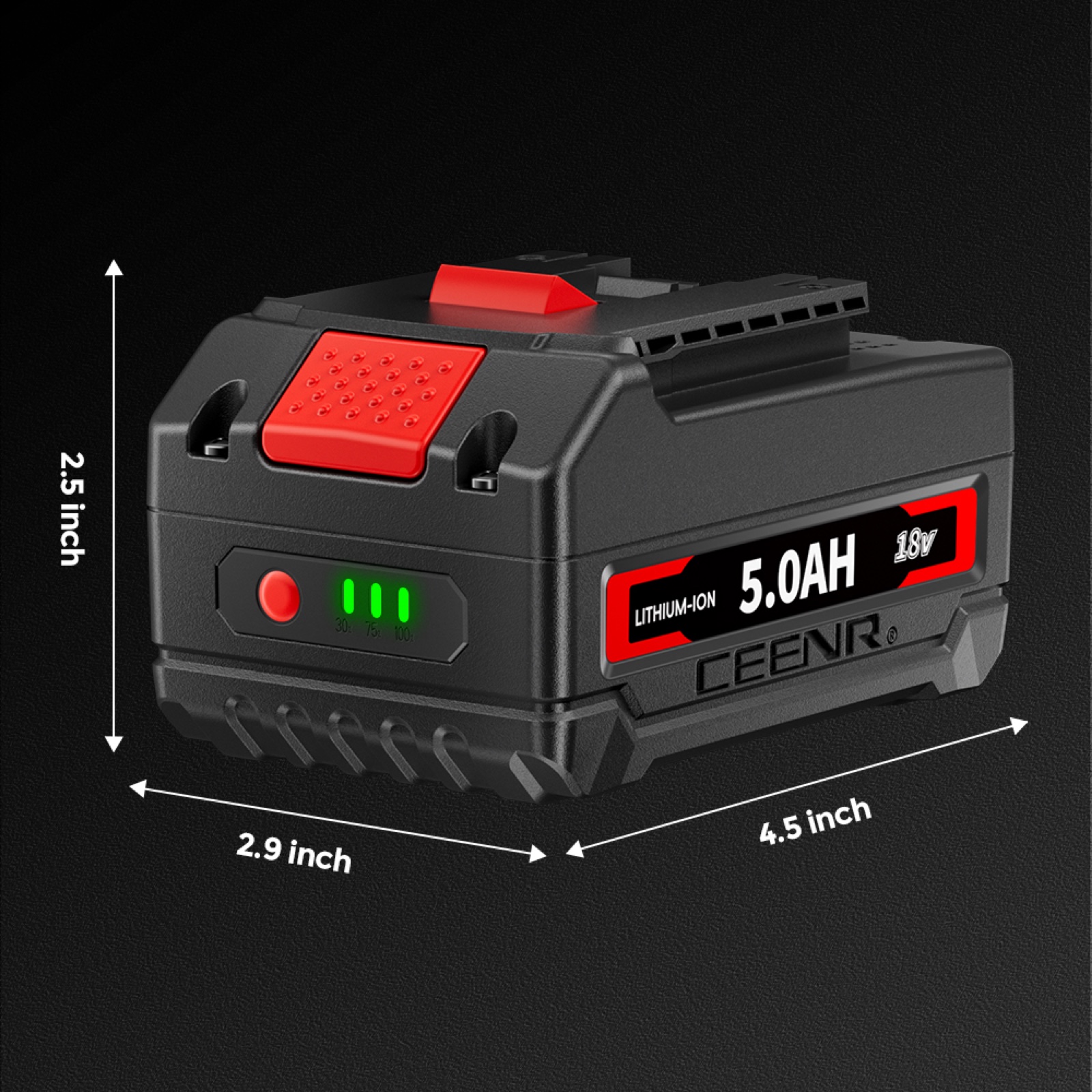 CEENR 5.0Ah Battery for Bosch 18V | Replacement Model BAT610G in real-world use