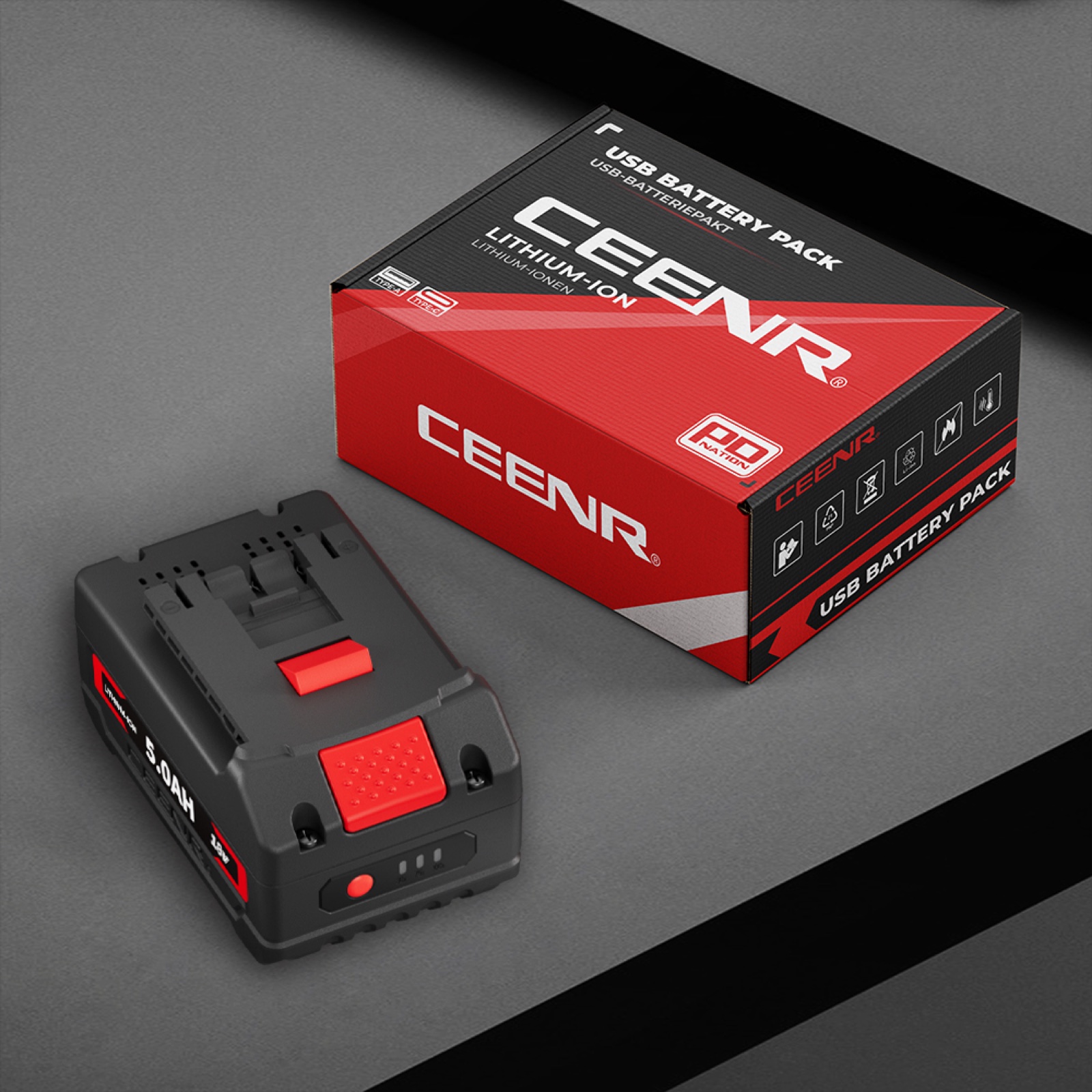 CEENR 5.0Ah Battery for Bosch 18V | Replacement Model BAT610G in real-world use
