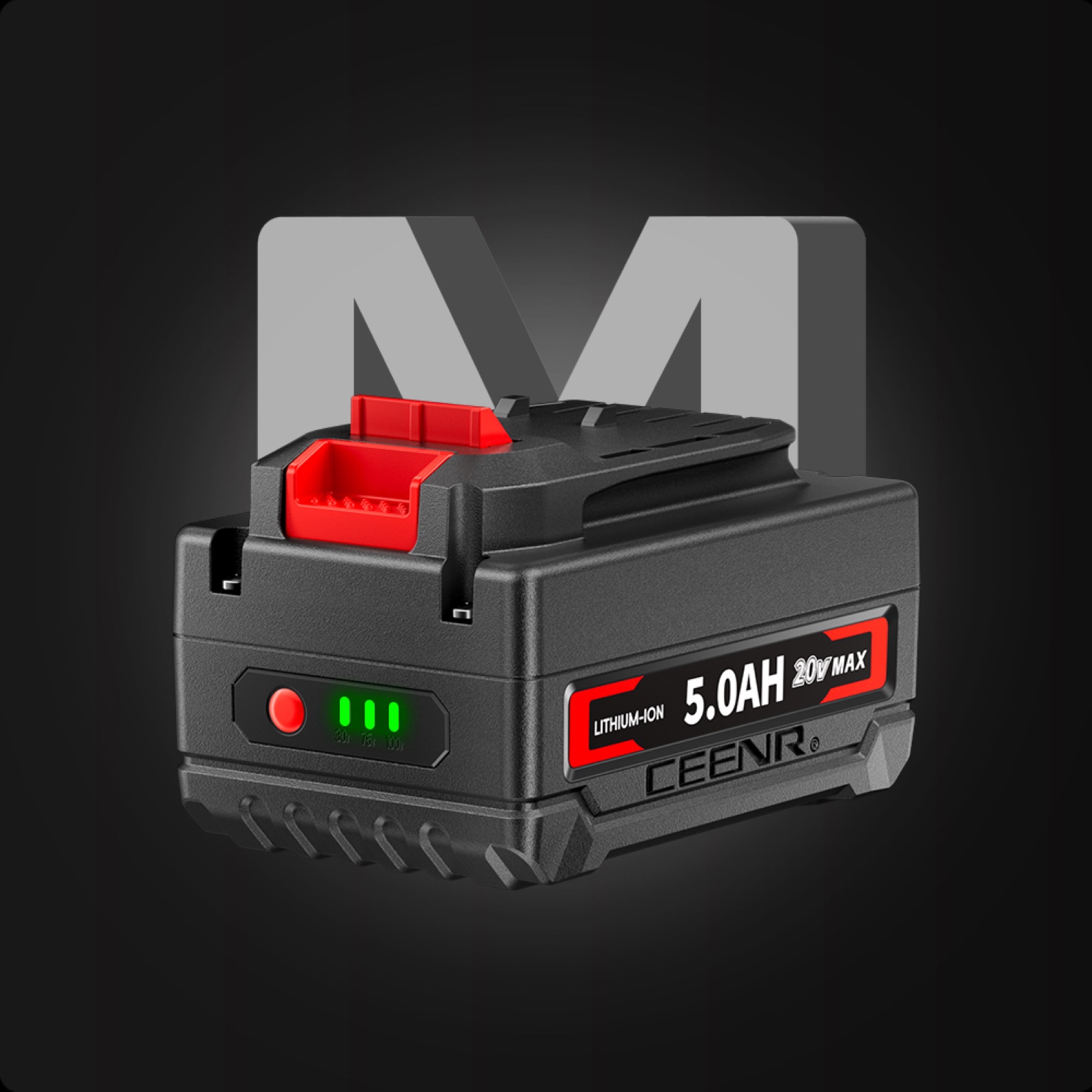 CEENR 5.0Ah Battery for Craftsman 20V Max | Replacement Model V20 in real-world use