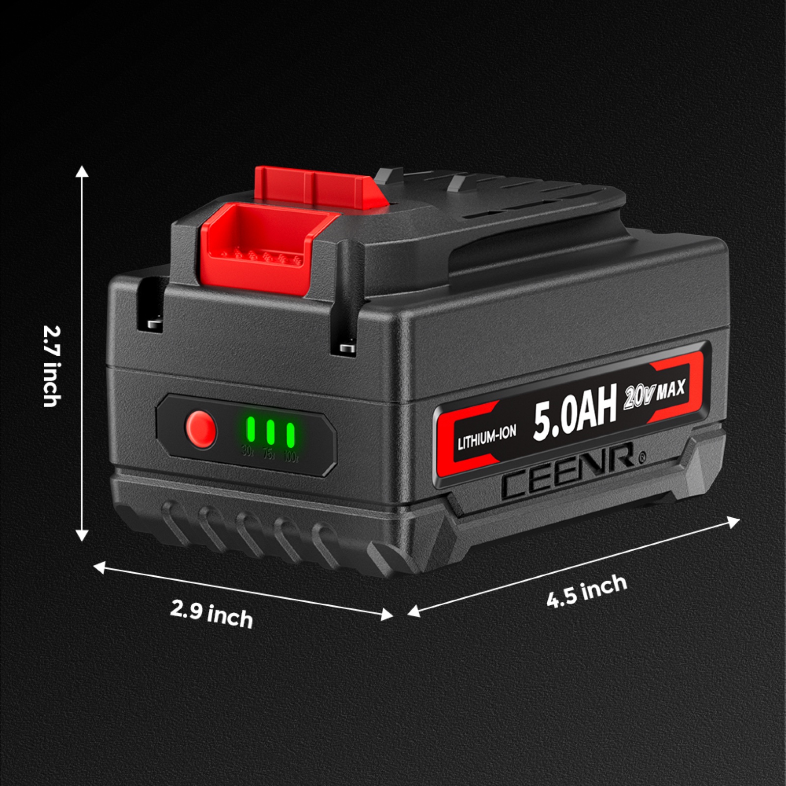 CEENR 5.0Ah Battery for Craftsman 20V Max | Replacement Model V20 in real-world use