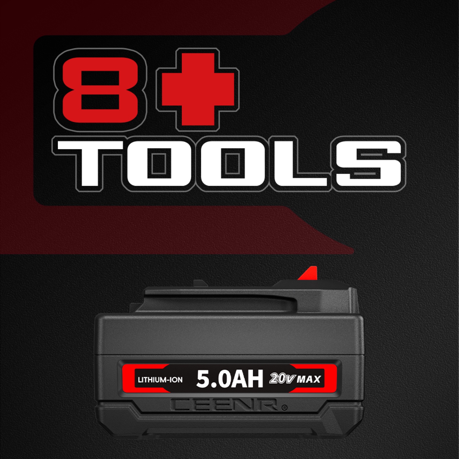 CEENR 5.0Ah Battery for Craftsman 20V Max | Replacement Model V20 in real-world use