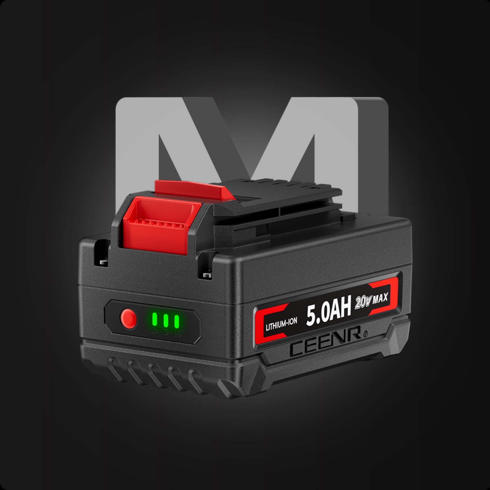 CEENR 5.0Ah Battery for Porter Cable 20V Max | Replacement Model PCC685 in real-world use
