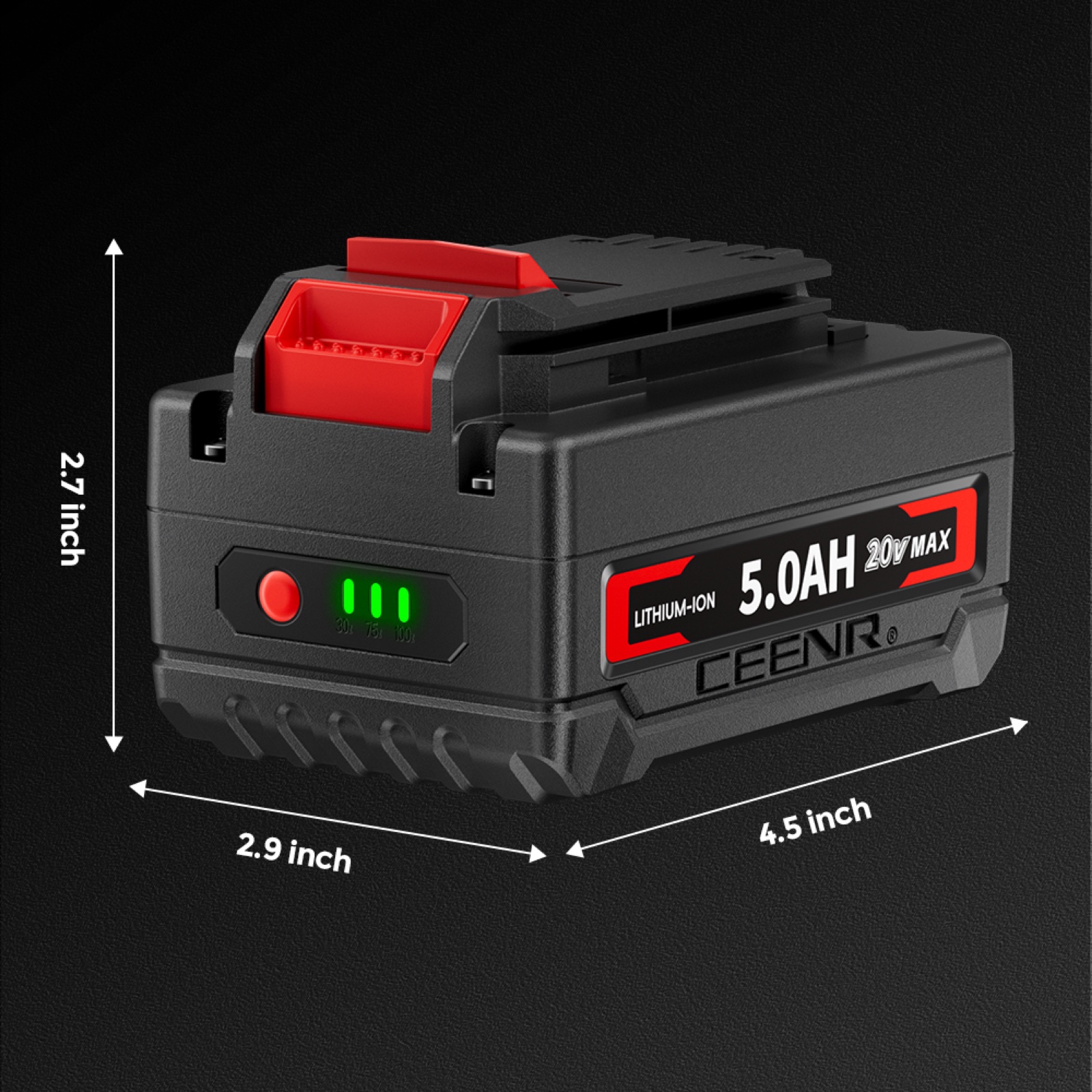 CEENR 5.0Ah Battery for Porter Cable 20V Max | Replacement Model PCC685 in real-world use