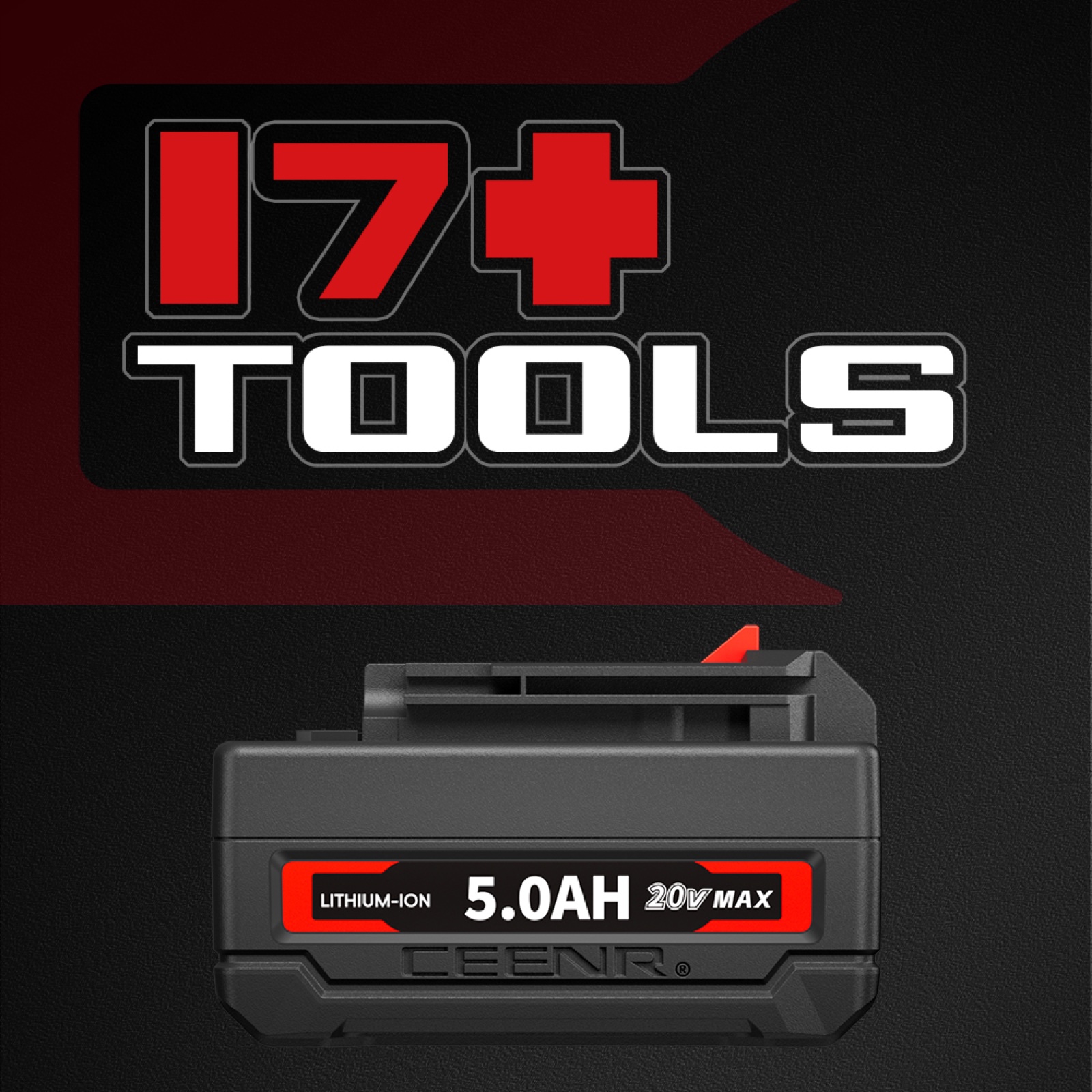 CEENR 5.0Ah Battery for Porter Cable 20V Max | Replacement Model PCC685 in real-world use