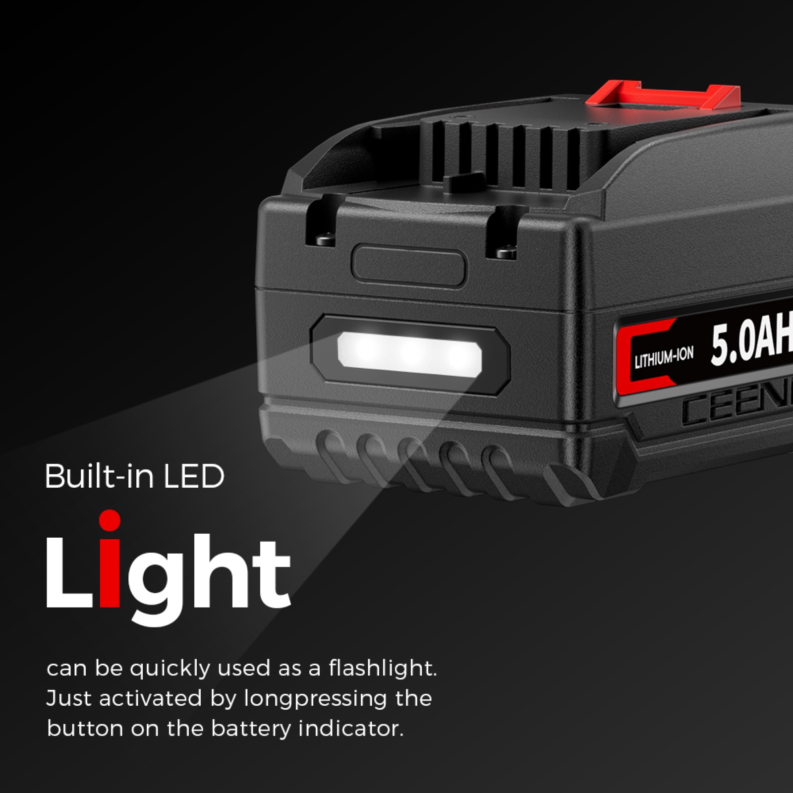 CEENR 5.0Ah Battery for Worx 20V Max | Model WA3520 in real-world use