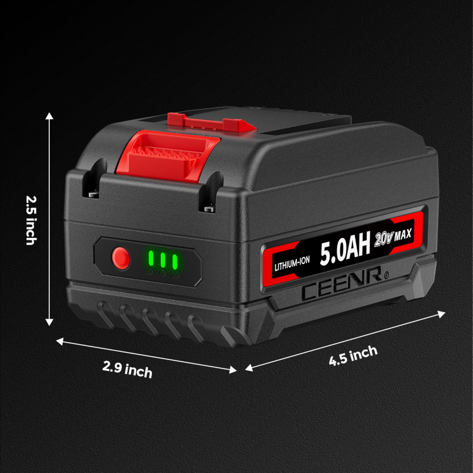 CEENR 5.0Ah Battery for Worx 20V Max | Model WA3520 in real-world use