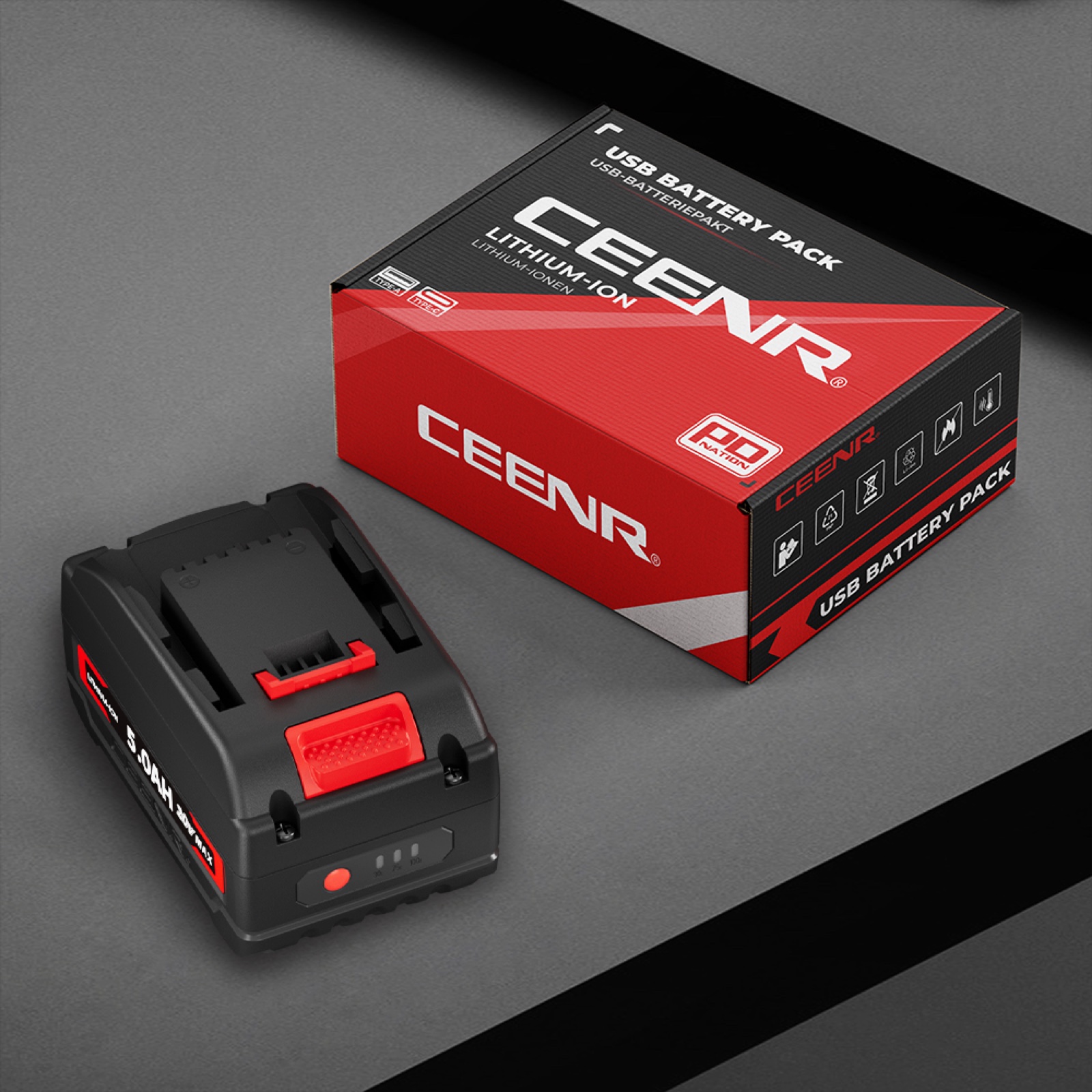CEENR 5.0Ah Battery for Worx 20V Max | Model WA3520 in real-world use