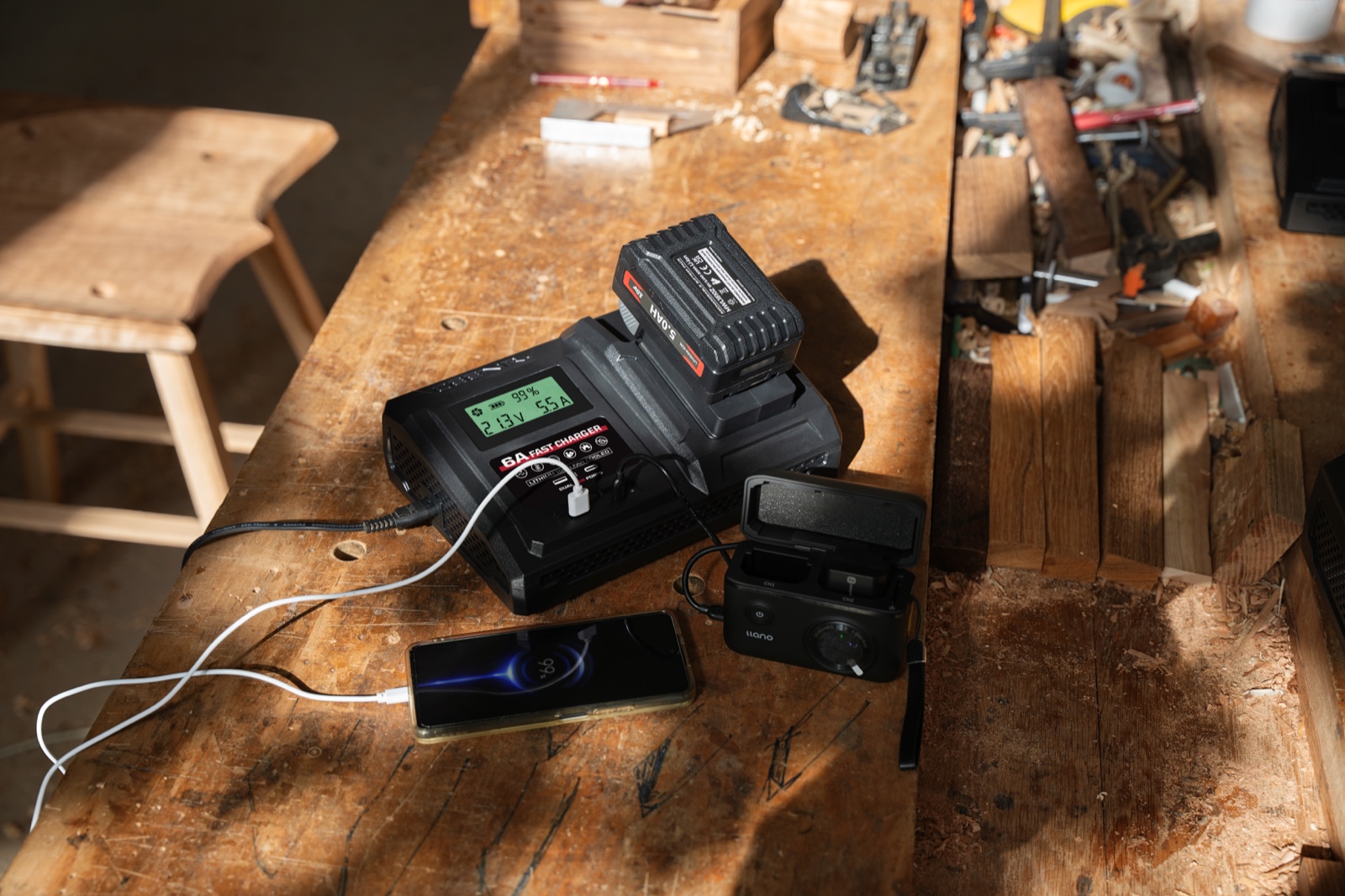 6 Amp Fast Charger for Milwaukee 18V Lithium-Ion Battery Pack